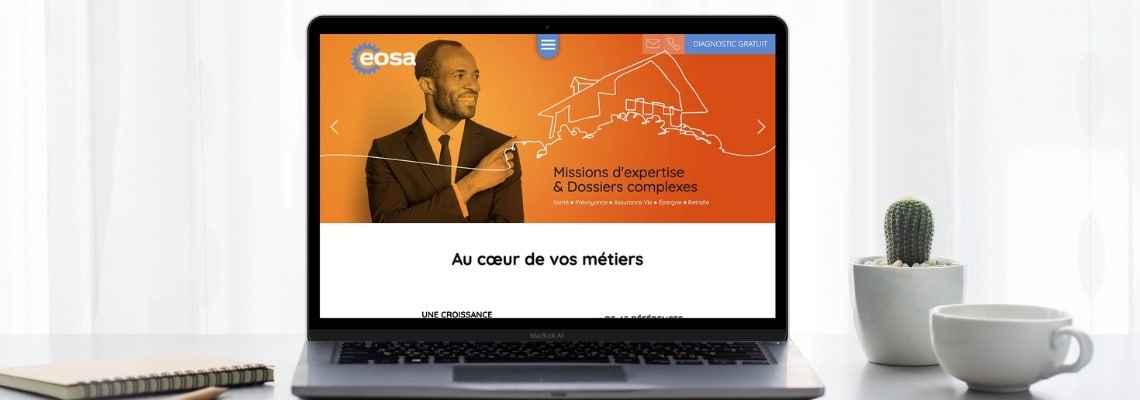 Faire vivre les valeurs d'Eosa à travers la refonte de leur site internet